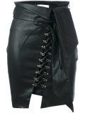 lace panel mini skirt 