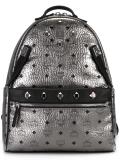 logo print backpack
