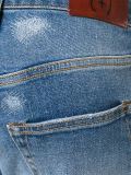 distressed slim fit jeans