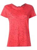 splatter print T-shirt 