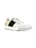 side stripe lace-up sneakers