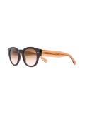 cat eye colour block sunglasses