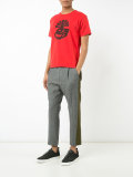 abstract print T-shirt