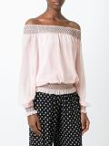 off-shoulders blouse