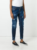 Cool Girl cropped distressed jeans