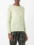 splatter print T-shirt