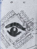 eye print T-shirt