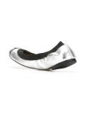metallic ballerinas