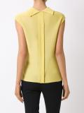 sleeveless knit blouse
