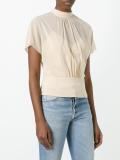 lace up blouse 