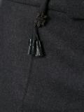 pleated slim fit trousers