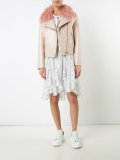 Blush Taffy biker jacket