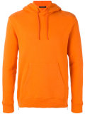 zip detail hoodie