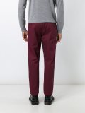 pleat detail chino trousers