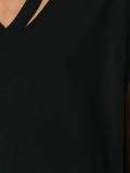 V-neck strap knitted dress