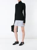 'Highneck Wide Rib'罩衫