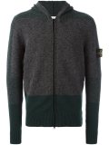 hooded zip-up jacket