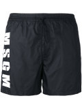 logo print swim shorts