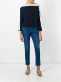 striped panel jumper 