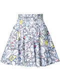 printed full skirt