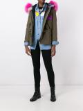 embroidered parka
