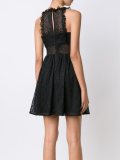 lace overlay dress
