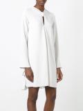 knotted front shift dress