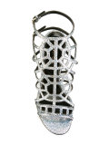 glitter-effect sandals