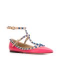 'Rockstud'平底鞋