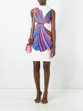 printed sleeveless dress 