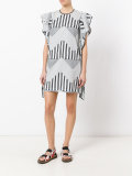 geometric print dress