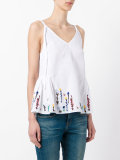 embroidered flowers cami