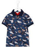 printed polo shirt