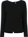 buttoned back jumper