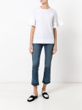 cropped flare jeans