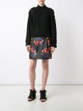 fringed neck jumper