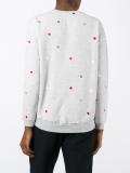embroidered heart sweatshirt