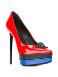 patent Medusa toe pumps