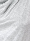draped neck T-shirt