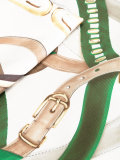 belt print scarf