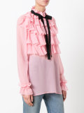 georgette Flounce shirt 