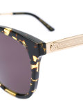 tortoisehell engraved arm sunglasses
