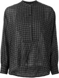 checked blouse