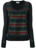 rhinestone embellished jumper
