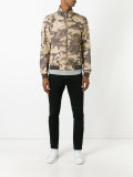 High collar bomber jacket