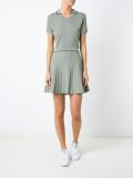 A-line knit skirt