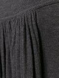 back pleated skirt