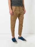 drop crotch carrot trousers