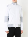 arm logo zipped sweatshirt
