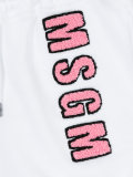logo appliqué shorts